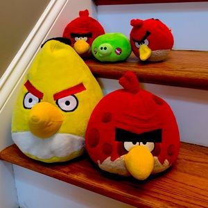 Lot of 5 angry birds push